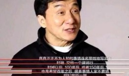 成龙采访爆料娱乐圈的人